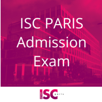 Concours d'admission ISC PARIS - Rentrée décalée