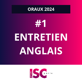 Entretien anglais #1